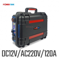 [DC12V / AC220V 120A] POWERTANK 파워탱크 PT-LF120SB 리튬인산철 인버터뱅크