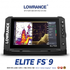 LOWRANCE 한글 정품 ] 로렌스 Elite FS 9 어탐기 + GPS 플로터 / 액티브이미징소나 / 처프+다운+사이드 / 로랜스 엘리트 어군탐지기