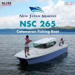 [NJM] NSC 265 카타마란 피싱보트 / 26피트보트 / New Japan Marine / Catamaran Fishing Boat