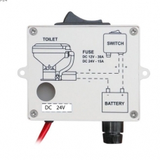 TMC 전동식 마린변기용 스위치 24V 변기 마린변기(전동식)용 스탠다드 스위치박스