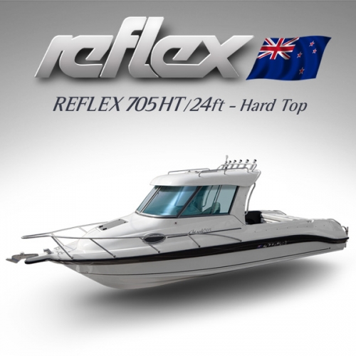 <B>REFLEX 705 / 리플렉스</B> 2023 최신형 리플렉스 705HT / 24ft 피싱보트 - 하드탑