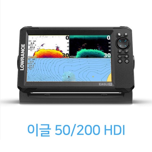 [LOWRANCE] 로렌스 어군탐지기 이글 50/200 HDI 9인치/ 한글 정품
