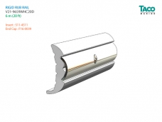 [TACO] 단단한 럽레일 / 20ft / 41.27mm x 15.87mm