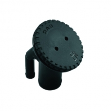 환기구일체형 각도형급유구-1.5``-Black Vented Fuel Fill(Angled Neck,