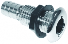 THRU-HULL 크롬커넥터(Hose 19mm) Thru-Hull Conn-Chrome-3/4