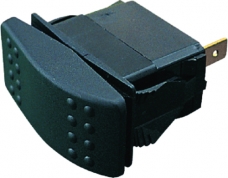 부분방수 LED 로커 스위치(4P, 검정, 12V/20A) On/Off/On