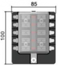 퓨즈홀더박스(10) Standard Blade fuse Holder Box