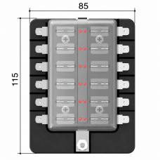 퓨즈홀더박스(12) Standard Blade fuse Holder Box