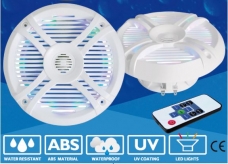 방수 2-Way 마린 스피커 세트(80Watt, 90db, RGB LED) Two-Way Waterproof Speakers 6.5