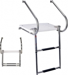 플랫폼 2단 접이식 사다리 / L36cm x W46cm / Twin Rails Platform & 2Steps Ladder