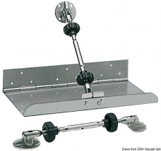 수동식 트림탭 세트 Mechanical set for trim flaps