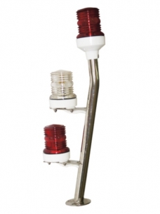 H30cm, Ø19mm Three-Way Navigation Light Wit