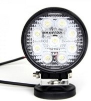 LED 작업등(원형, 10-30V, IP 67) LED Work Light(Black, 9pcs*3W,