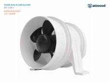 [ATTWOOD] 터보 4000 블로워 4in 12V, dia 4in