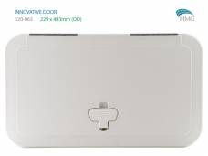 [HMG] 도어햇치 229x483mm OD 9x19in 백색 Innovative Door
