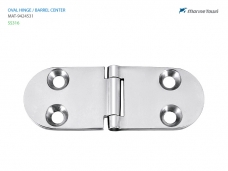 [MARINETOWN] 힌지 OVAL / BARREL CENTER 30mm x 82mm, 3.5T SS316