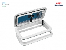 [NOOVA RADE]이스케이프 햇치(EURO 1) OD 268x448mm ID 196x376mm 백색