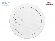 [NOOVA RADE]인스펙션 햇치 265mm ID 185mm 크림색