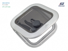 [PLASTIMO] 데크햇치 271x271mm 알루미늄프레임 / 아크릴 창