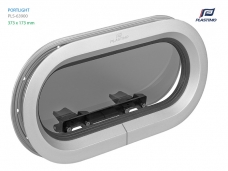 [PLASTIMO] 포트라이트 397x197mm 알루미늄 재질 / 개폐식 / 타원형