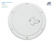 [PLASTIMO] 둥근 햇치 268mm 백색 / 268mm(OD) / 매립형