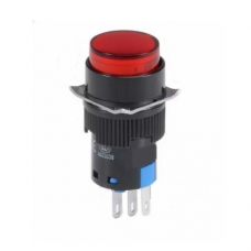 푸쉬 버튼, 혼 스위치 LED-RED 18mm