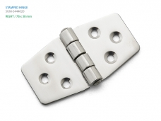 도어 힌지 38mmx78mm Stamped SS AISI316
