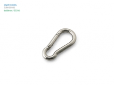스냅후크 카라비너 6mm x 60mm SS316