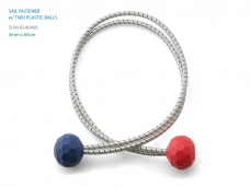 세일 정리 및 묶음용 샥 코드 4mm dia x 60cm, 플라스틱 볼