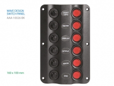 LED 스위치 판넬 & 회로 차단기 6P w/Fuses 5Ax2 6Ax2 8Ax1 10Ax1