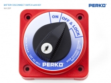 PERKO 배터리 방폭 차단 스위치 / ON-OFF & LOCK (12, 24, 32V 공용) Key 포함