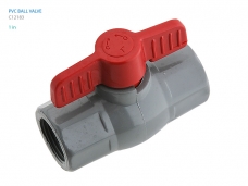 PVC 볼 밸브 1인치 (25.4mm)