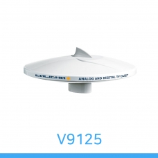 해상용 무지향성 TV안테나 250mm 무지향성 아날로그 및 디지털HD 신호수신 DC 12/24V