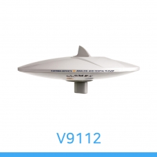 해상용 무지향성 TV안테나 370mm 고감도 무지향성 아날로그 및 디지털HD 신호수신 DC 12/24V