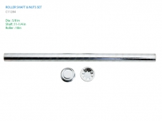 롤러 샤프트 너트 세트 10인치 롤러용 / 길이 28.57mm, 직경 15.87mm
