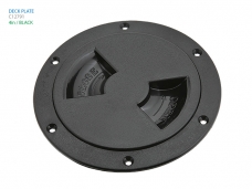 덱크 플레이트 (흑색) 내경 102mm (4인치) 외경 145mm