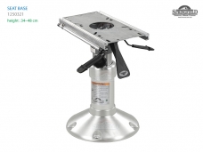 SPRINGFIELD 스프링필드 시트베이스 (운전석) 높이 34-50cm 기둥 dia 73mm 베이스 30cm