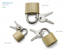 마린 자물쇠 (Brass) Marine Pad Lock 50mm