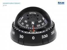 카약 콤파스 XP-99  dia 76mm  콤비다이얼 / 보트 해상 수상 나침반