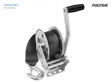 FULTON 풀톤 싱글 스피드 윈치 1100 lbs (500 kg) / 스트랩 포함 5cm x 6m / 기어비 4.1:1