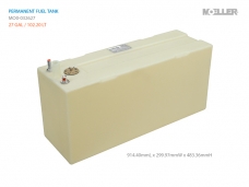 내장형 연료탱크 102리터 / 휘발유 디젤 / 27gal / 914 x 300 x 483mm
