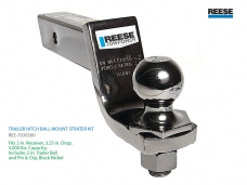 REESE 트레일러 볼마운트 일체형 5,000lbs 2인치 리시버 / 3.25인치 드롭 / REE-7039300