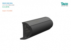 [TACO] 단단한 럽레일 / 흑색 / 길이: 6m 폭: 19mm 높이:" 31.75mm - V21-9517BKA20D