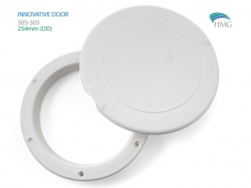 [HMG] 10인치 원형 해치 데크플레이트 / 햇치 외경 254mm, 타공경 209mm, 내경 197mm / 505-303