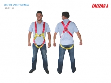 LALIZAS 라이프 안전 하네스 / 멜방형, CE ISO 12401 인증 - LAZ-71152