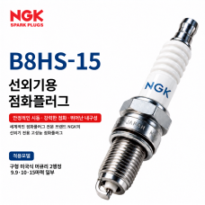 NGK BP8HS-15 머큐리&middot;마리너 미국타입 9.9&middot;10&middot;15마력 2행정 선외기 점화플러그｜낱개