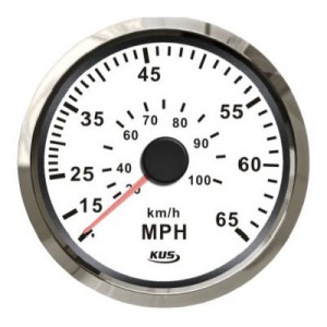 스피드미터 화이트 SUS316베젤 SPEED METER WHITE / 속도계 계기판