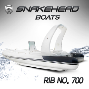 SNAKEHEAD RIB 700 콤비보트 스네이크헤드co2 조끼1벌+정품모자1EA 낚시대꽂이2EA / 낚시보트 립보트