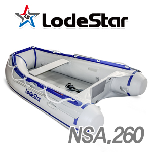 40%시즌할인 LodeStar] NSA 260 (킬 인플레터블 보트) 로드스타 올라운드 레져용 낚시보트 고무보트