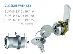 캐비닛 잠금 키  25mm